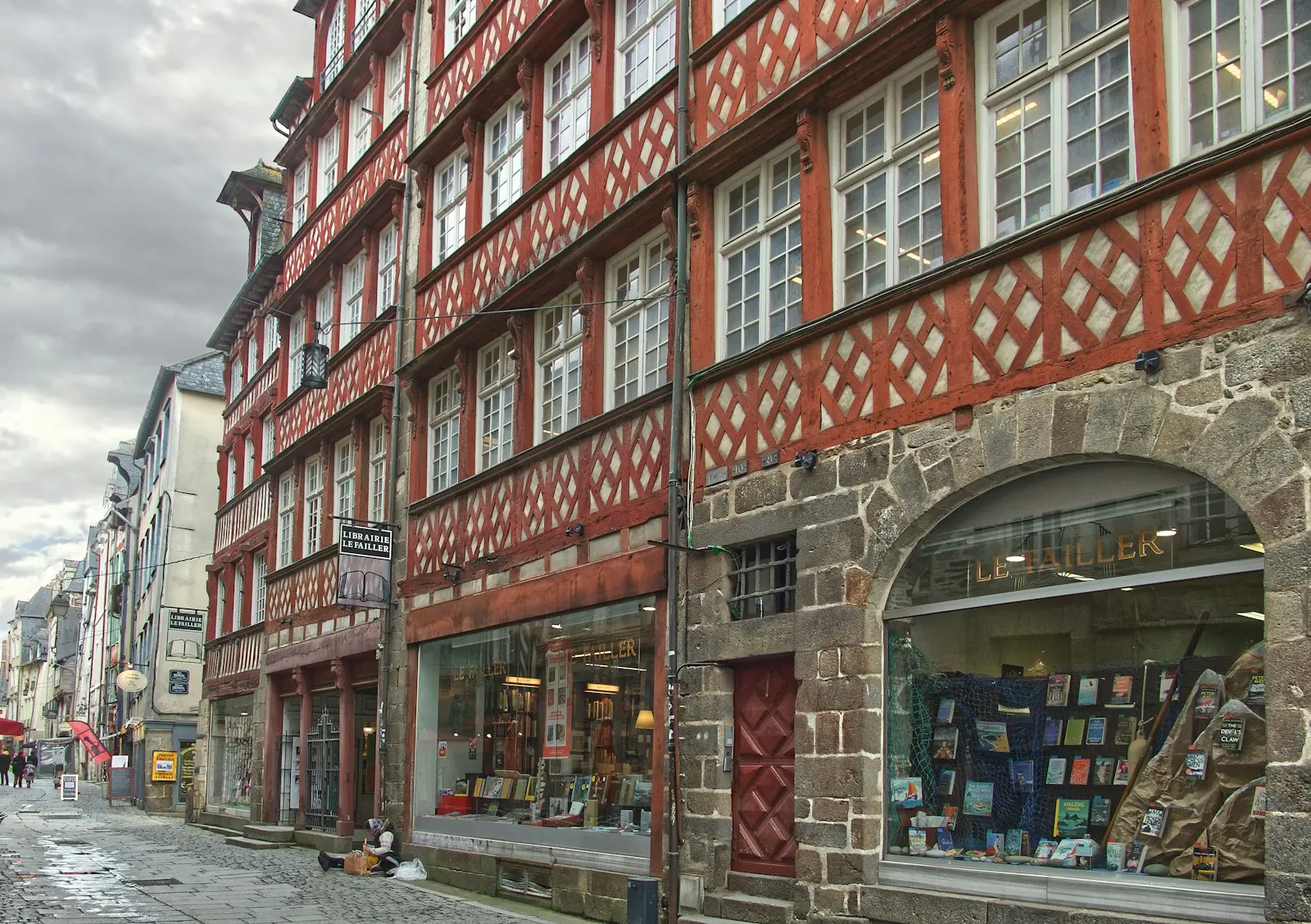 Maison à pans de bois de la rue Saint-Georges, à Rennes
