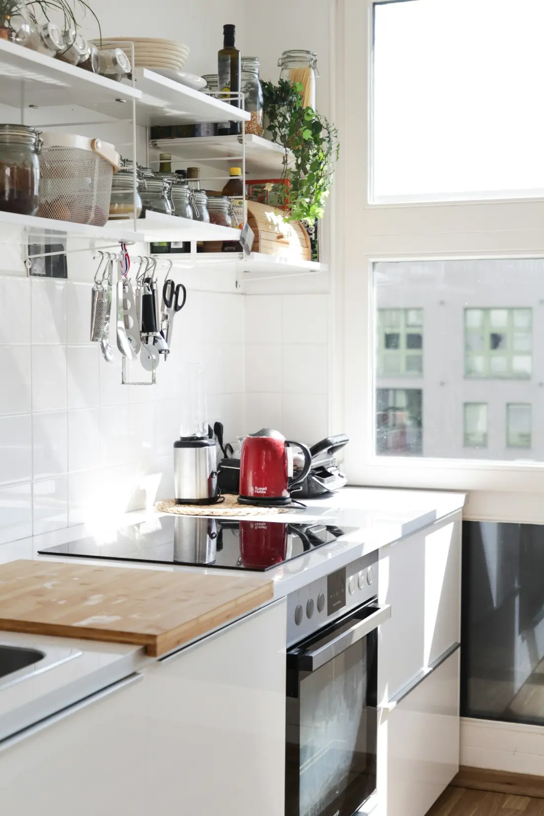 Cuisine équipée d'un logement en location courte durée