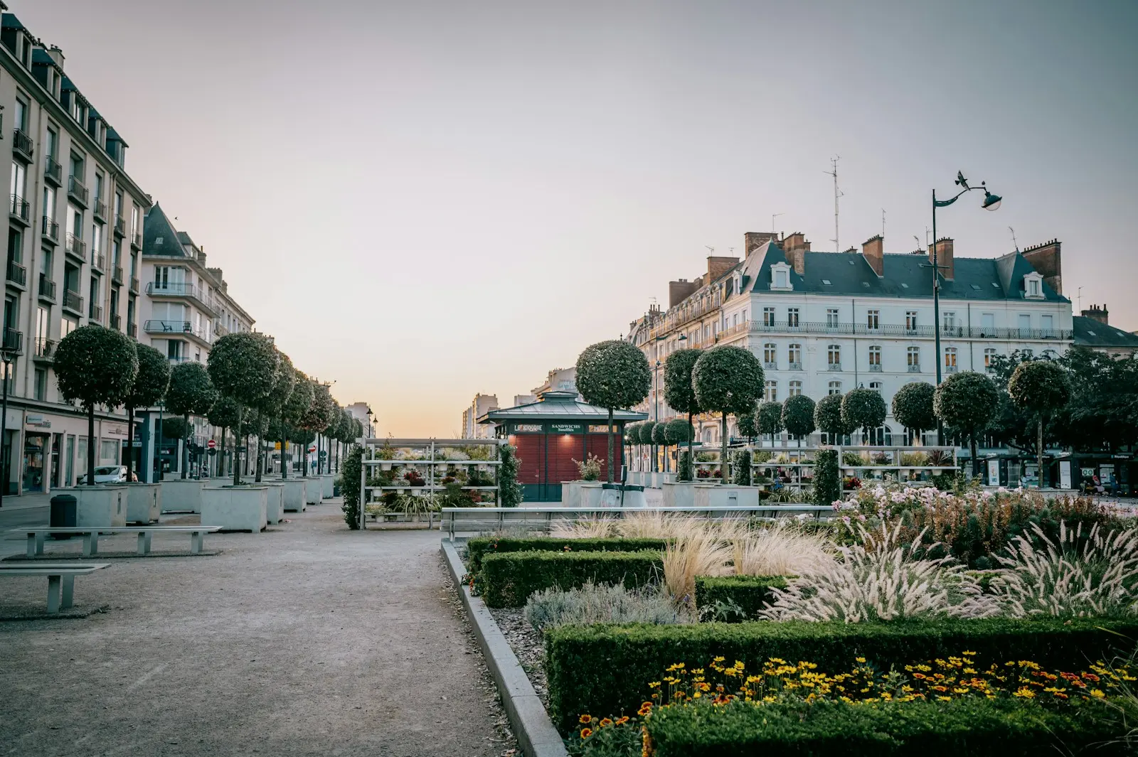 La place de la République à Rennes